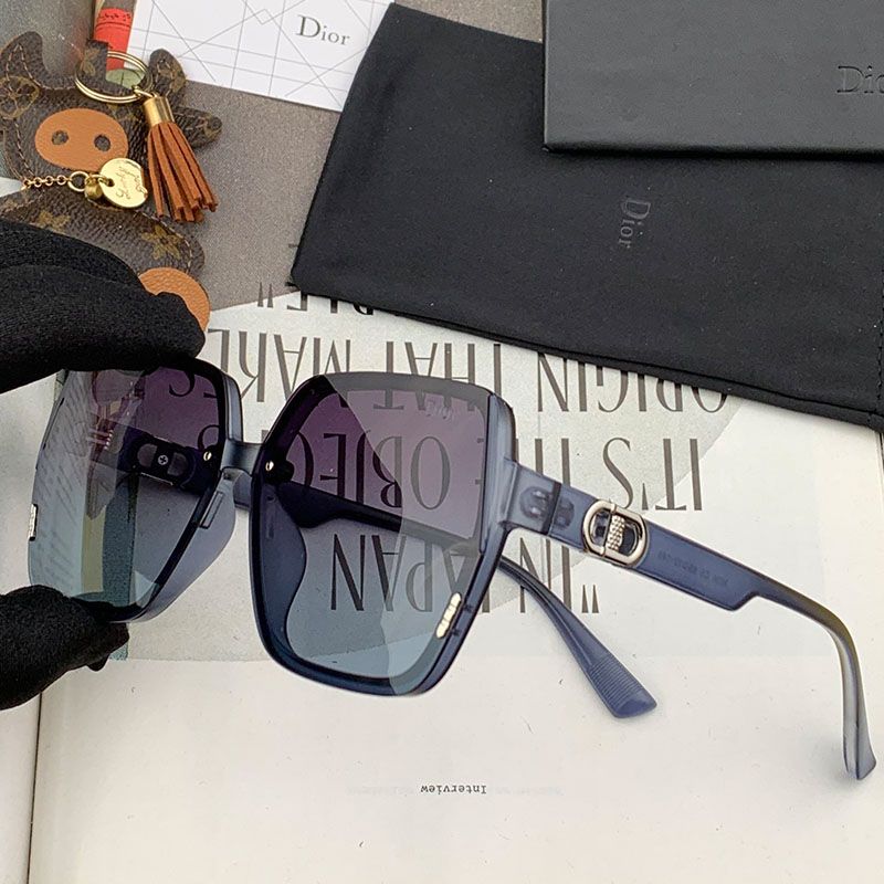 Dior D2122 Square Sunglasses In Blue Hot Sale