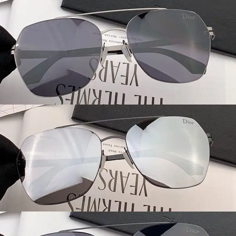 Cheap Dior D49990 Pilot Sunglasses In Grey