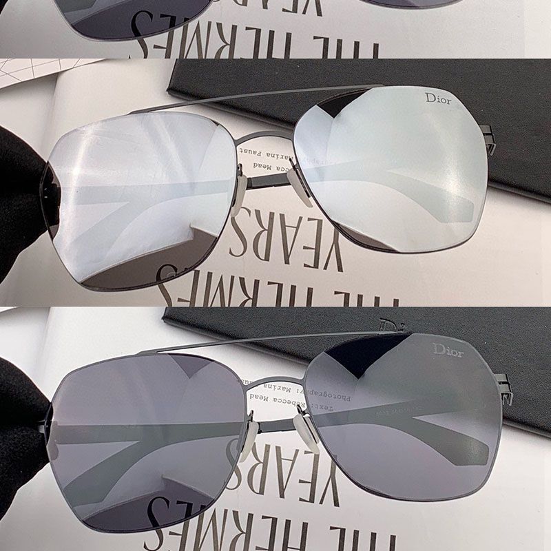 Hot Dior D49990 Pilot Sunglasses In White