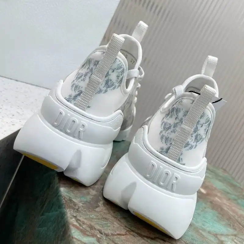 Affordable Hot Dior D-Connect Sneakers Women Reve d'Infini Motif Technical Fabric White Blue