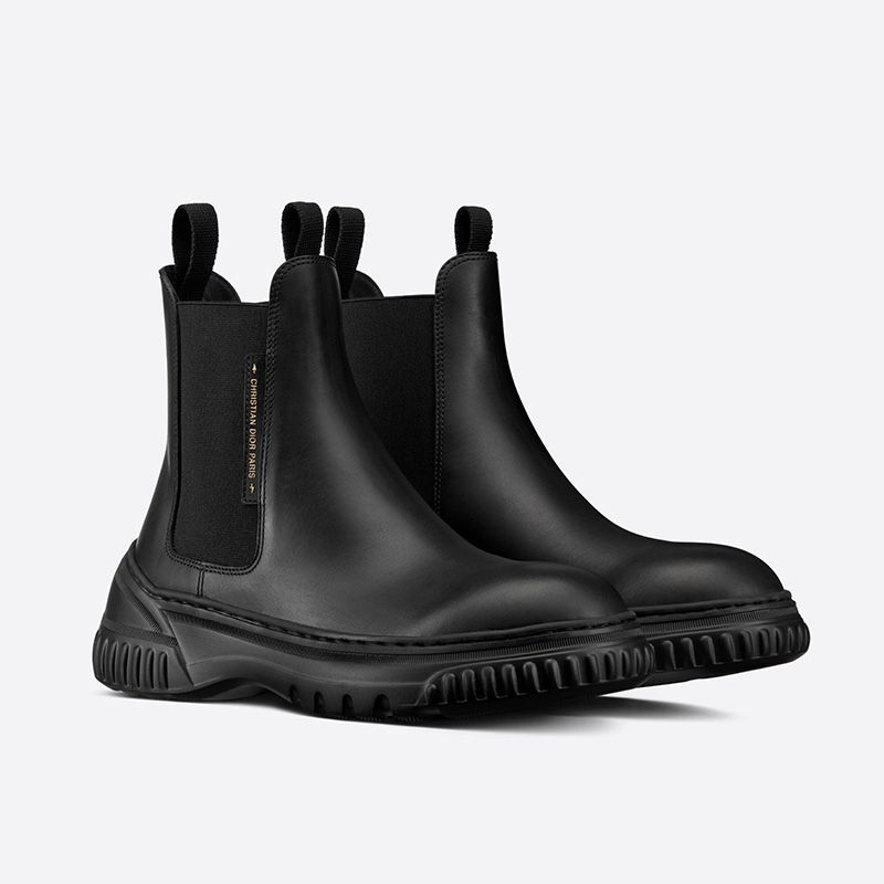 Dior D-Racer Ankle Boots Women Calfskin Black Hot Sale