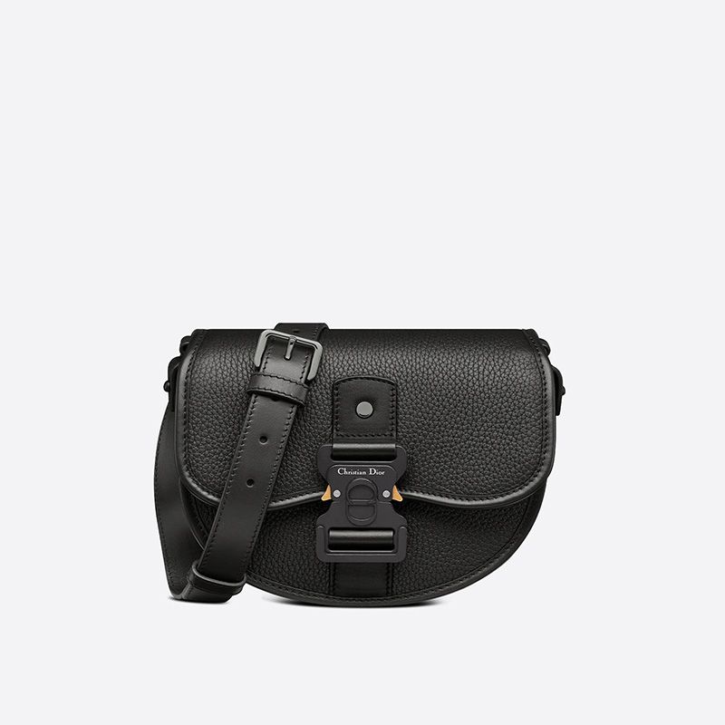 Dior Gallop Messenger Grained Calfskin Black Hot Sale