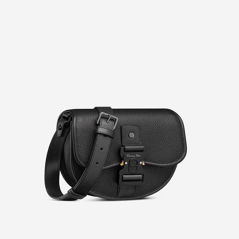 Dior Gallop Messenger Grained Calfskin Black Hot Sale