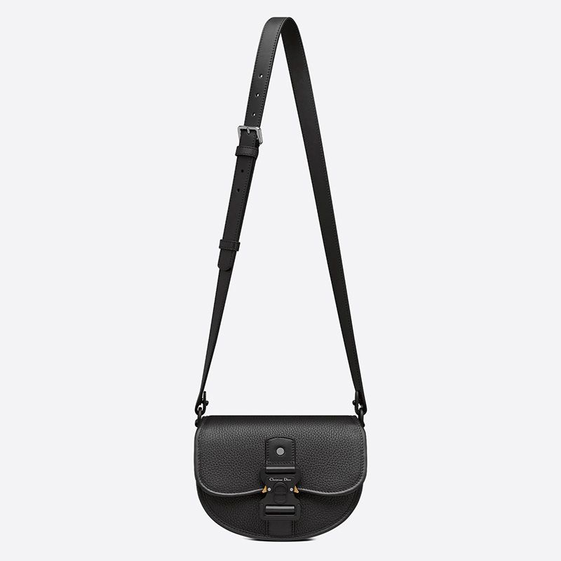 Dior Gallop Messenger Grained Calfskin Black Hot Sale