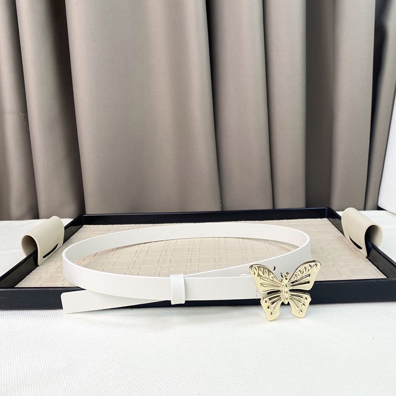 Hot Dior Metamorphose Belt 20MM Ultrasmooth Calfskin White Gold