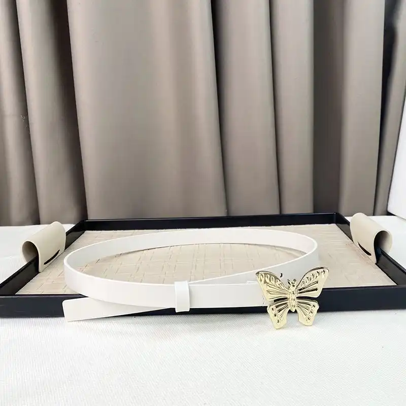 Affordable Hot Dior Metamorphose Belt 20MM Ultrasmooth Calfskin White Gold