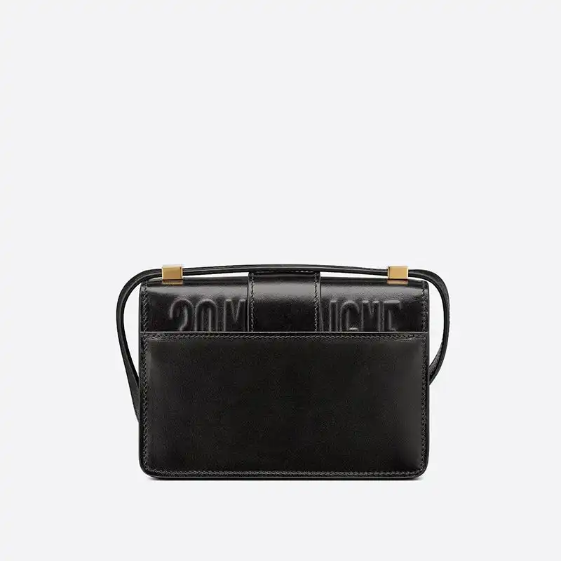 Cheap Dior Micro 30 Montaigne Bag Box Calfskin Black Luxury