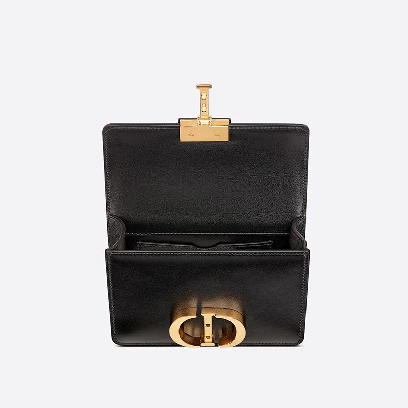 Dior Micro 30 Montaigne Bag Box Calfskin Black Hot Sale