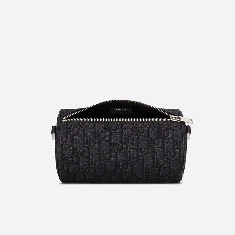 Cheap Dior Roller Messenger Oblique Motif Canvas Black Luxury