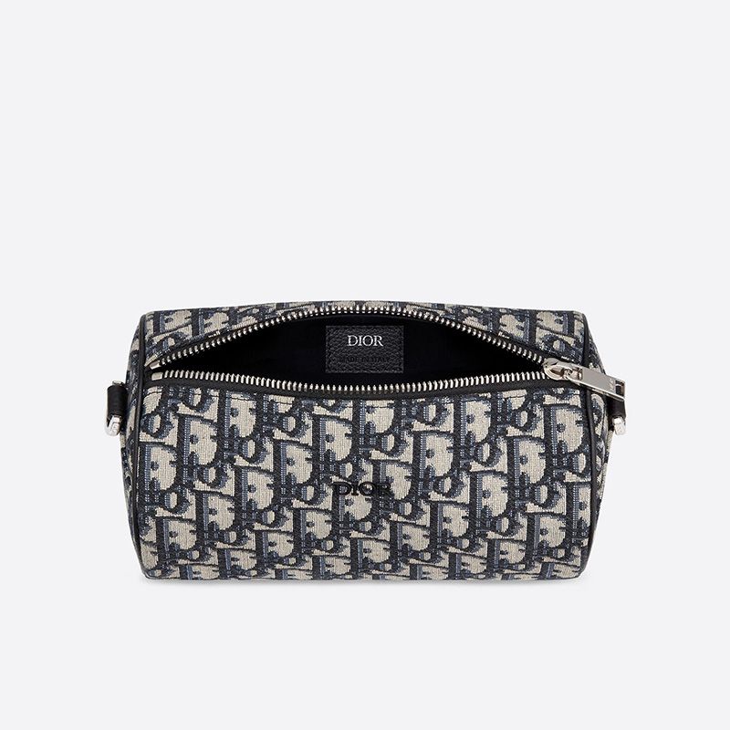 Dior Roller Messenger Oblique Motif Canvas Blue Hot Sale