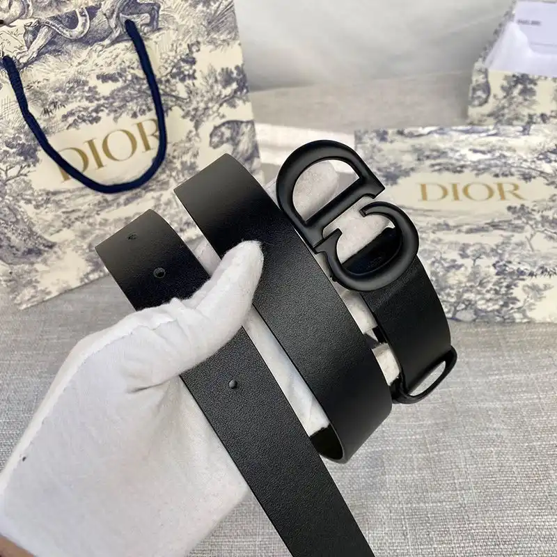 Affordable Hot Dior Saddle Belt Matte Calfskin Black