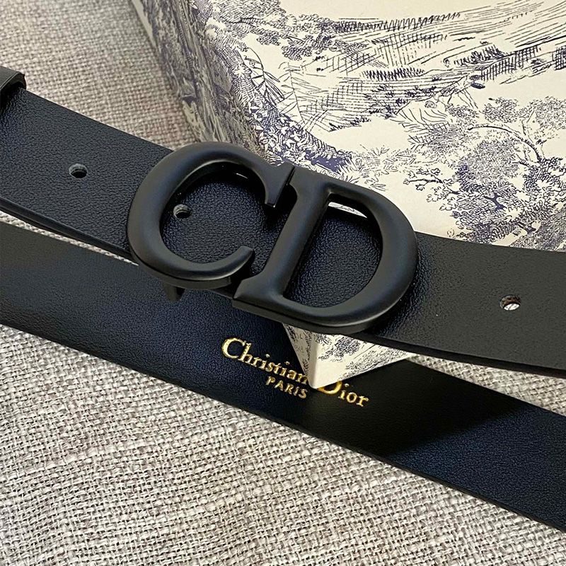 Dior Saddle Belt Matte Calfskin Black Hot Sale