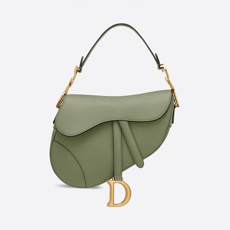 Dior Saddle Bag Grained Calfskin Green Hot Sale