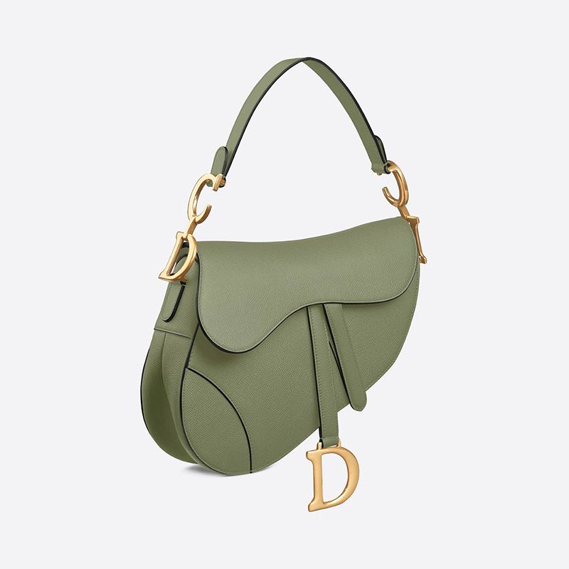 Dior Saddle Bag Grained Calfskin Green Hot Sale