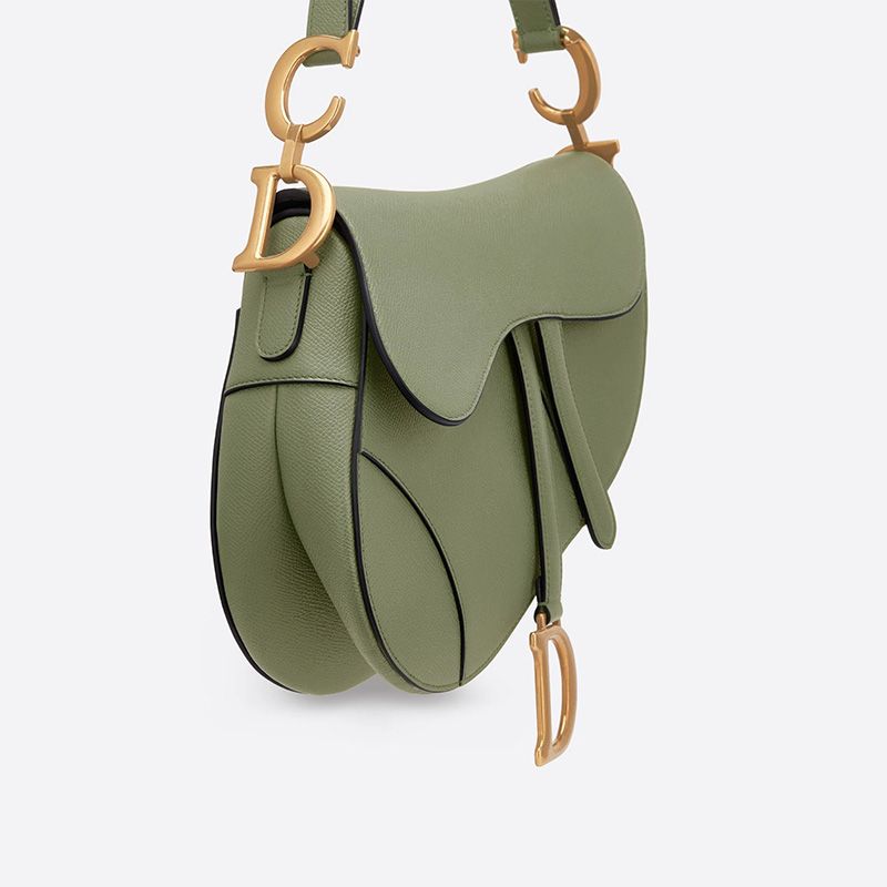 Dior Saddle Bag Grained Calfskin Green Hot Sale