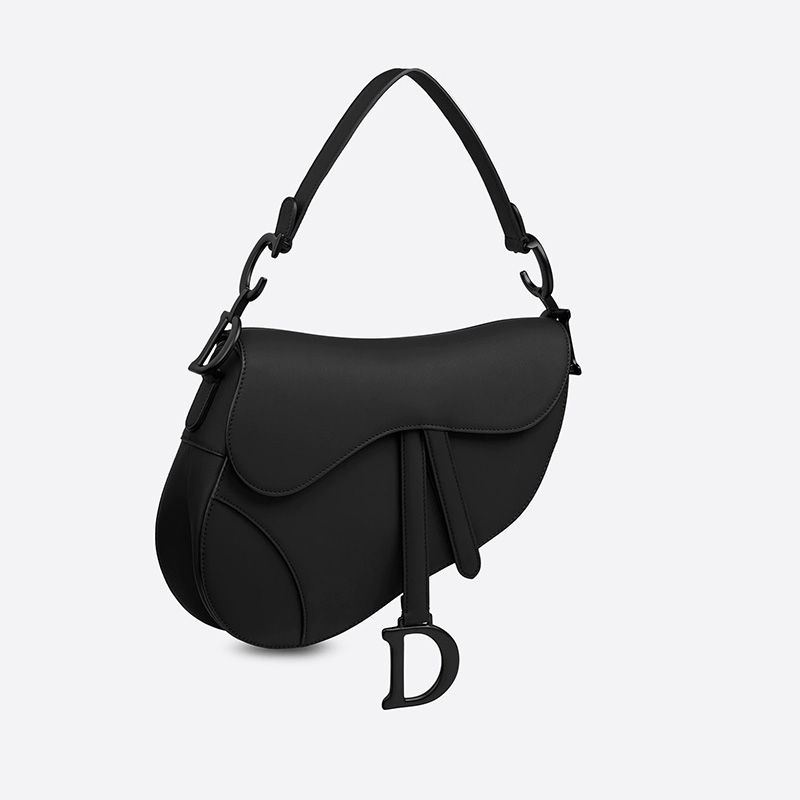 Dior Saddle Bag Ultramatte Calfskin Black Hot Sale