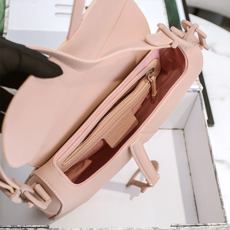 Dior Saddle Bag Ultramatte Calfskin Cherry Hot Sale