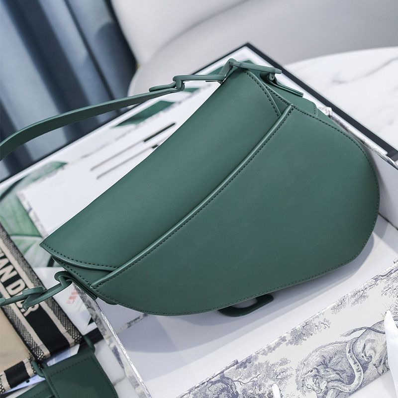 Dior Saddle Bag Ultramatte Calfskin Green Hot Sale