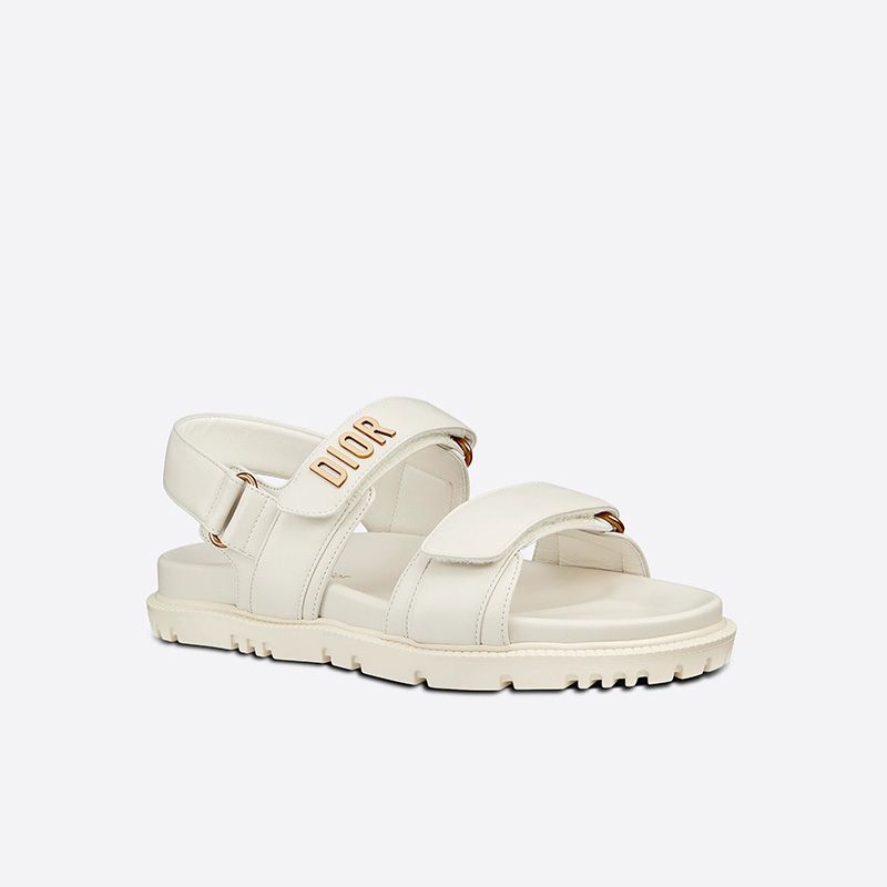 DiorAct Sandals Women Calfskin White Hot Sale