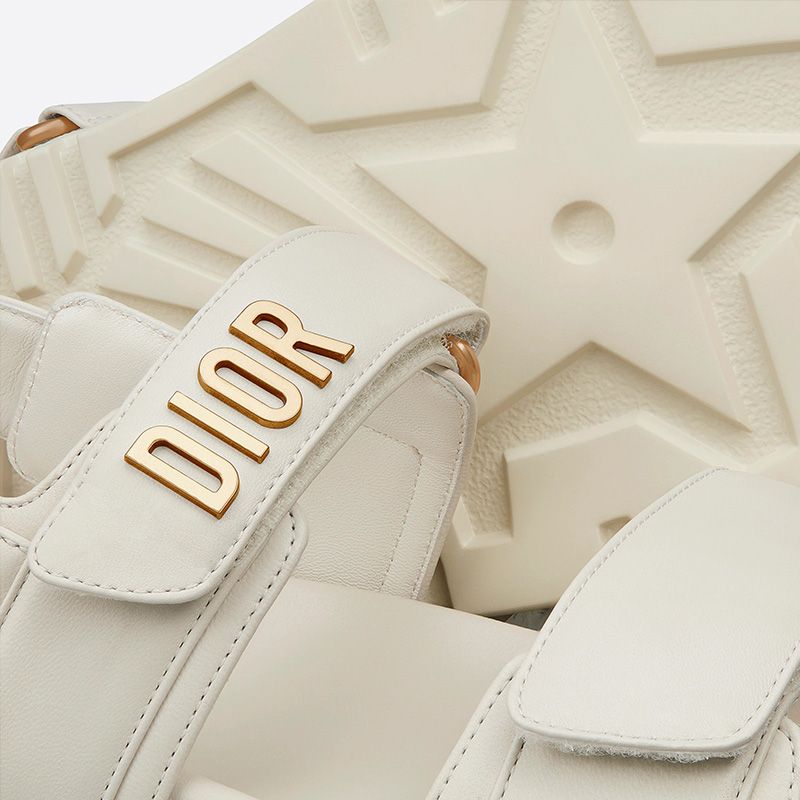 DiorAct Sandals Women Calfskin White Hot Sale