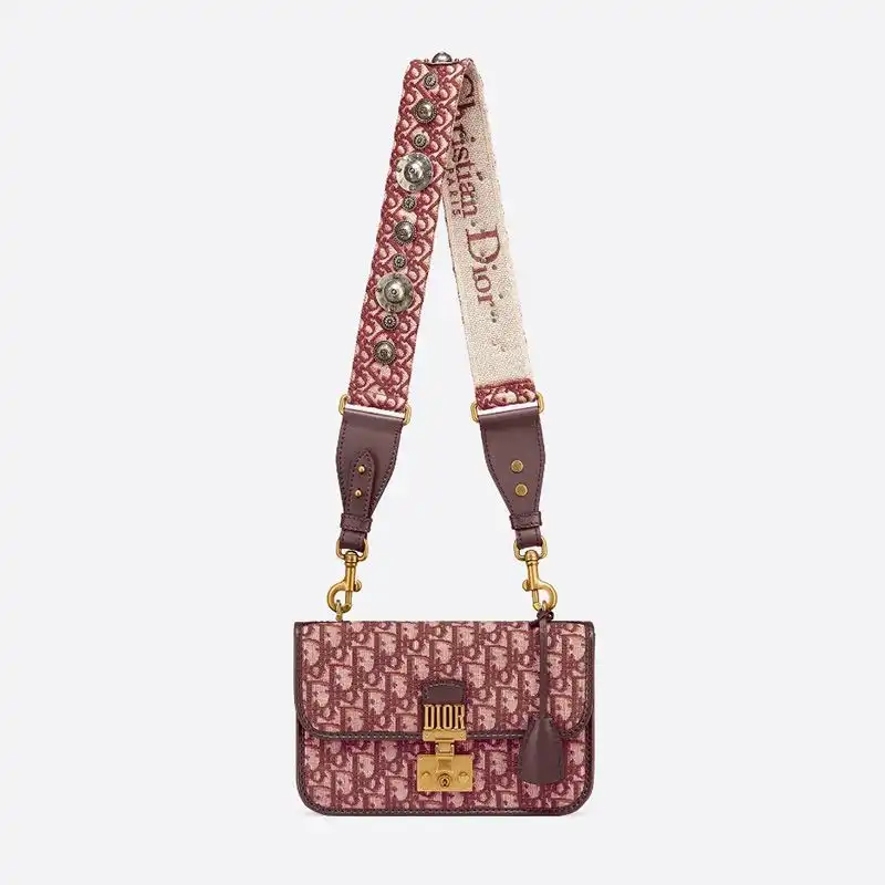 Cheap Dioraddict Bag Oblique Motif Canvas Burgundy Luxury