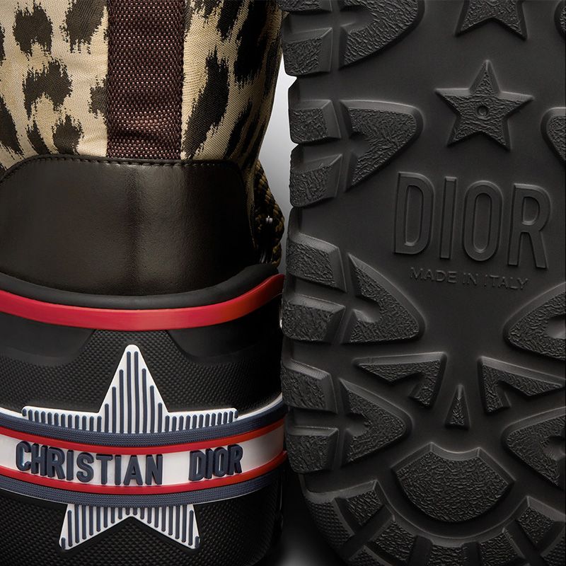 DiorAlps Snow Boots Women Mizza Shiny Nylon Beige Hot Sale