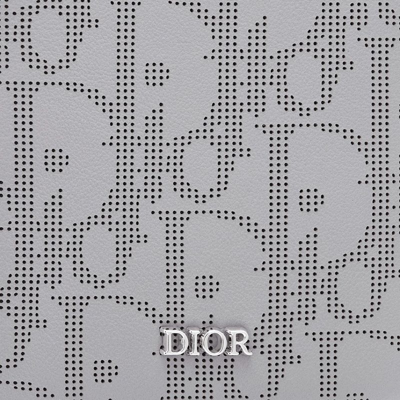 Large Dior Vertical Wallet Oblique Galaxy Leather Grey Hot Sale