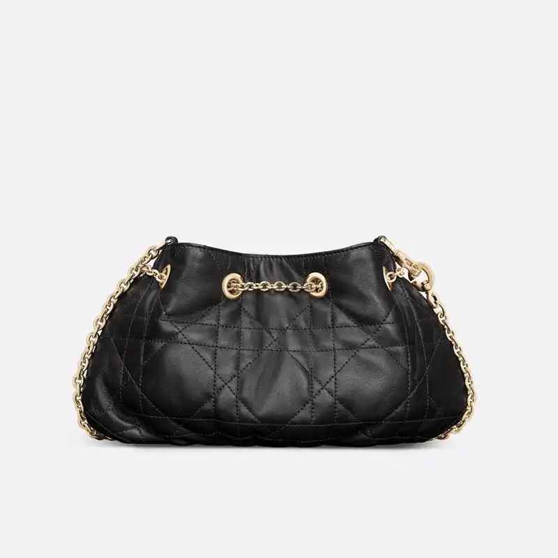 Cheap Hot Small Dior Ammi Bag Macrocannage Lambskin Black