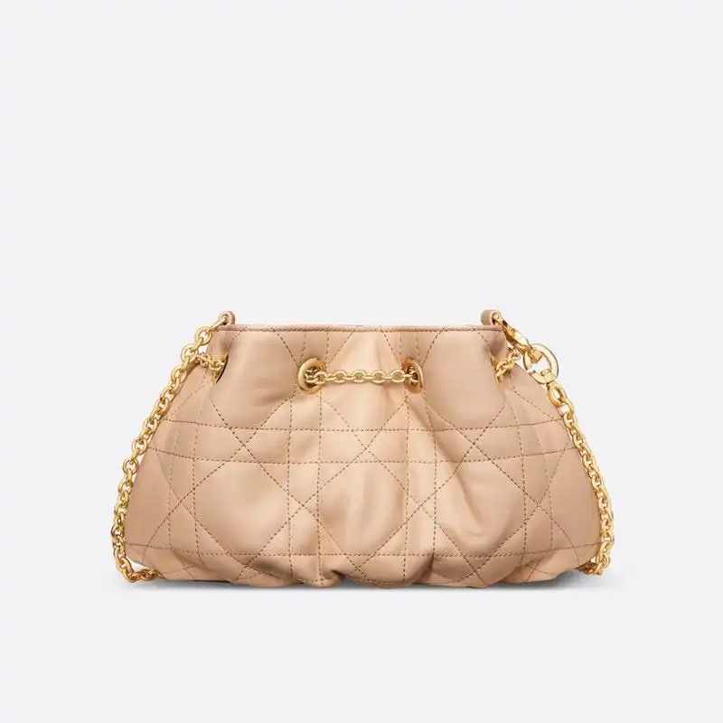 Cheap Small Dior Ammi Bag Macrocannage Lambskin Pink