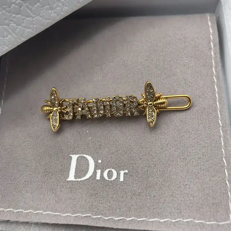 Cheap Hot J'Adior Barrette with Bee Silver Crystals Gold