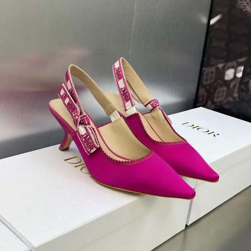 Affordable Hot J'Adior Slingback Pumps Women Satin and Cotton Rose