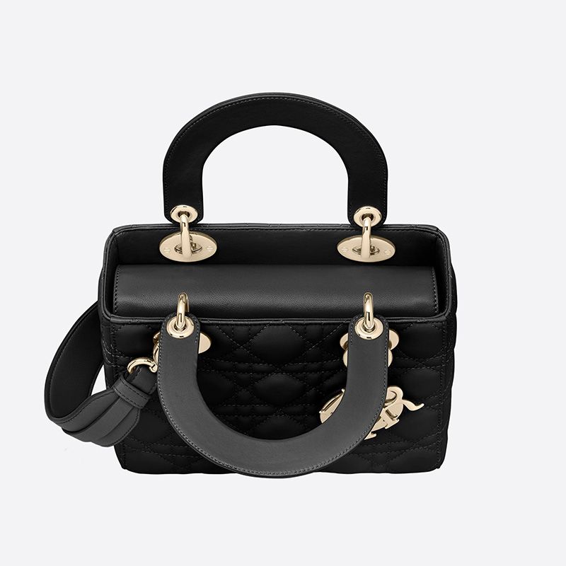 Hot Lady Dior My ABCDior Bag Cannage Lambskin Black