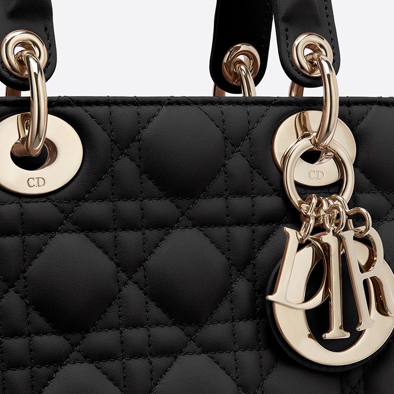 Hot Lady Dior My ABCDior Bag Cannage Lambskin Black