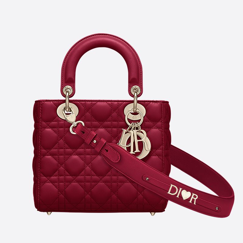 TOP Lady Dior My ABCDior Bag Cannage Lambskin Red