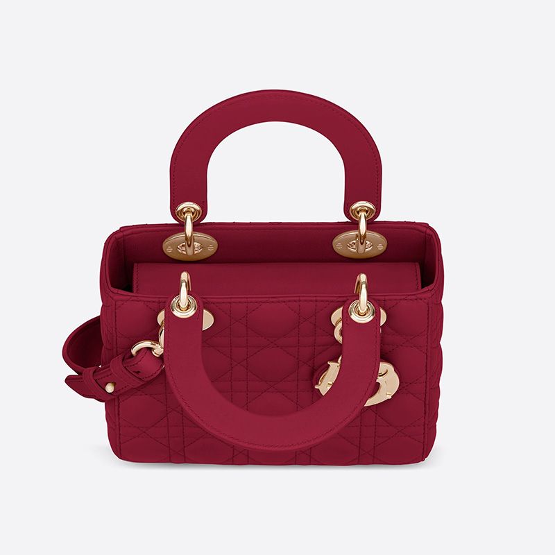 Cheap Lady Dior My ABCDior Bag Cannage Lambskin Red