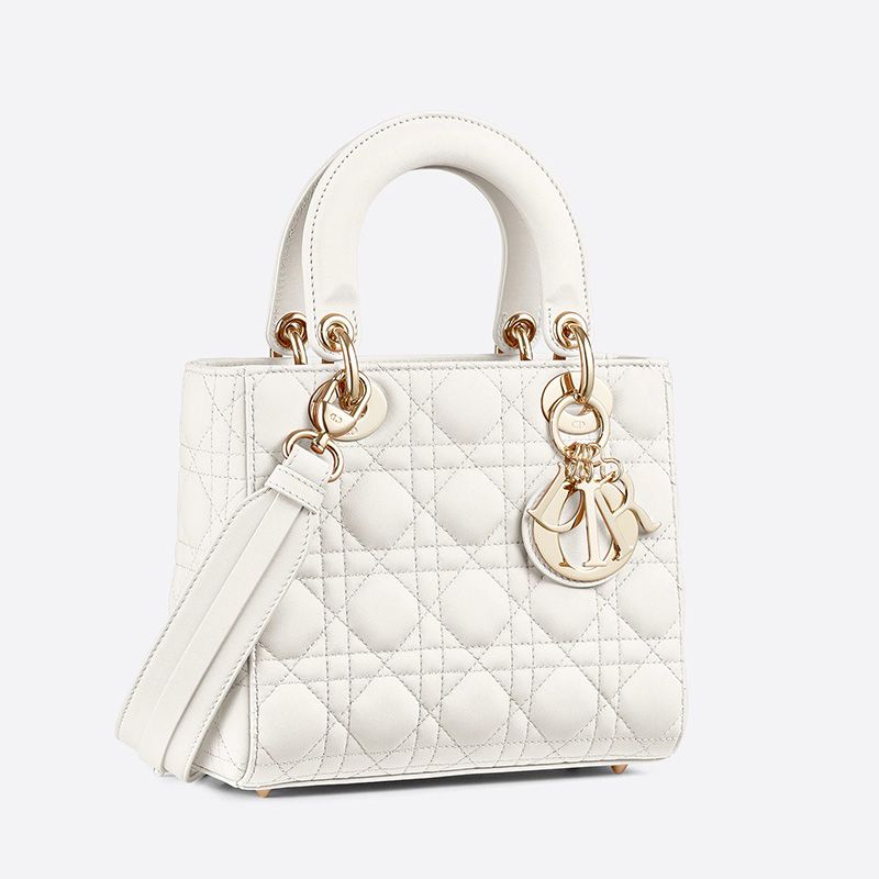 Hot Lady Dior My ABCDior Bag Cannage Lambskin White