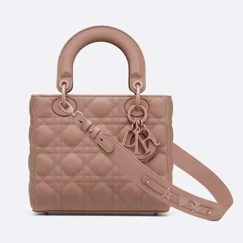 Lady Dior My ABCDior Bag Ultramatte Cannage Calfskin Apricot Luxury