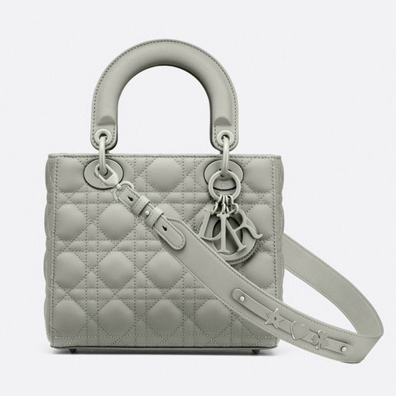 Hot Lady Dior My ABCDior Bag Ultramatte Cannage Calfskin Sky Blue