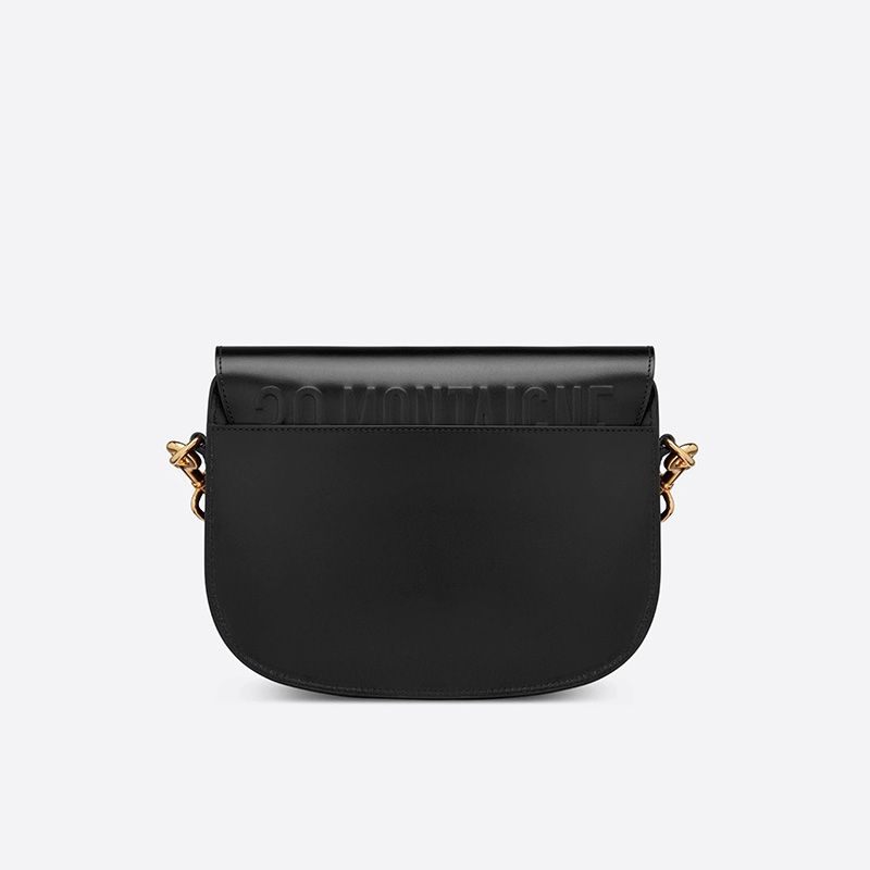 Hot Medium Dior Bobby Bag Box Calfskin Black