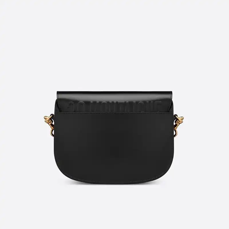 Cheap Medium Dior Bobby Bag Box Calfskin Black Luxury