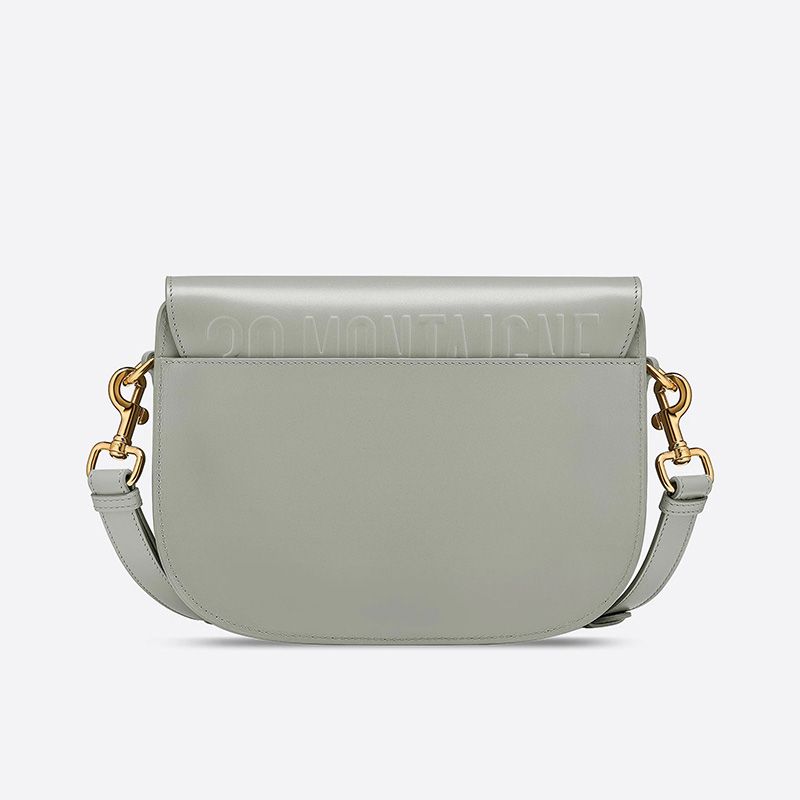 Medium Dior Bobby Bag Box Calfskin Grey