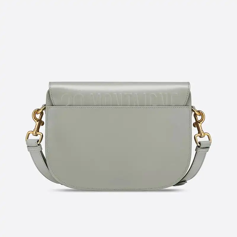 Cheap Medium Dior Bobby Bag Box Calfskin Grey Luxury