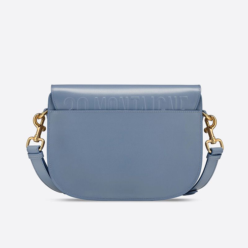 Medium Dior Bobby Bag Box Calfskin Sky Blue Hot Sale