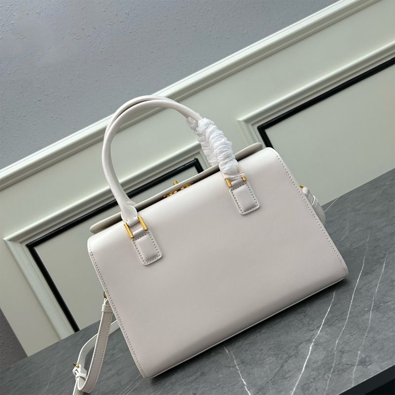 Medium Dior Boston Bag Box Calfskin White Hot Sale