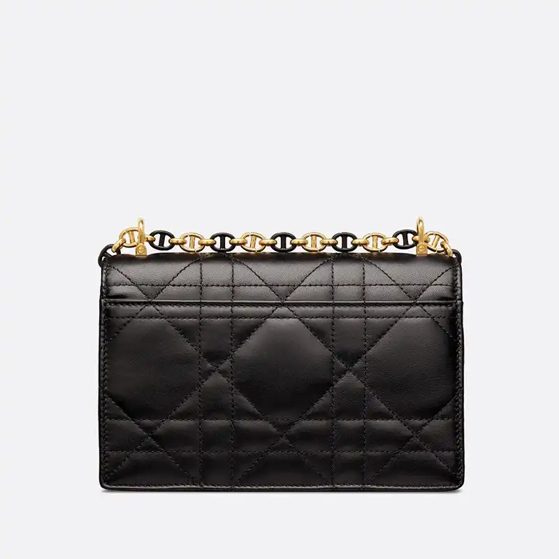 Cheap Mini Miss Caro Bag Macrocannage Lambskin Black Luxury