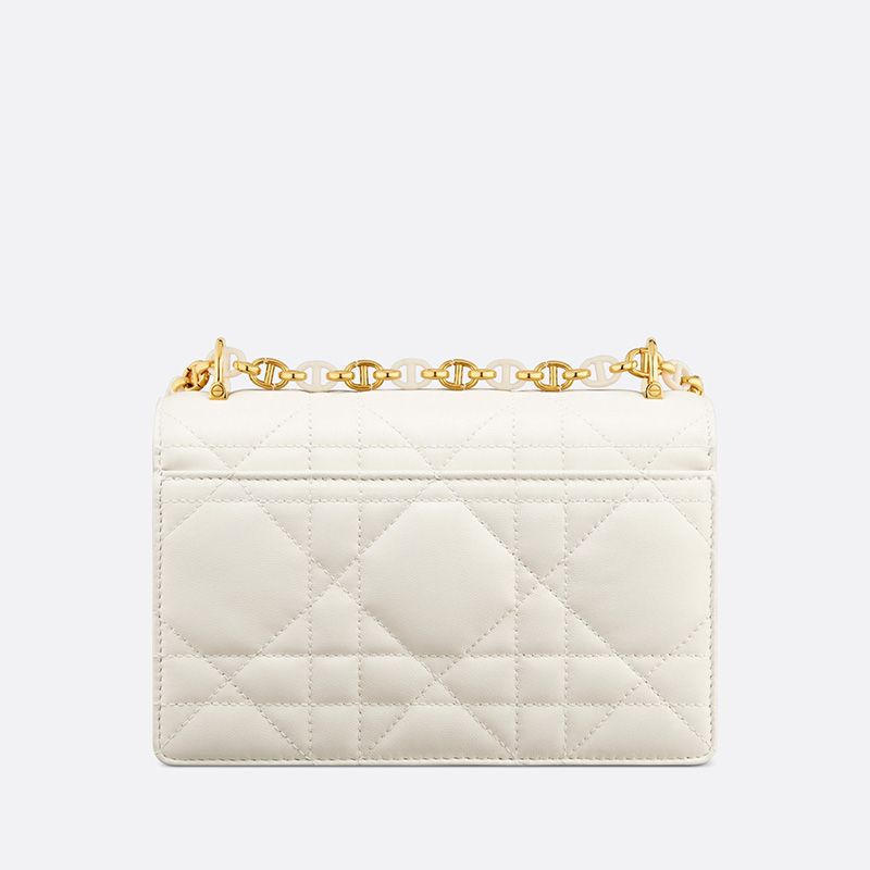 Hot Mini Miss Caro Bag Macrocannage Lambskin White