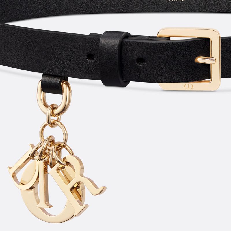 Miss Dior Belt 20MM Smooth Calfskin Black Hot Sale