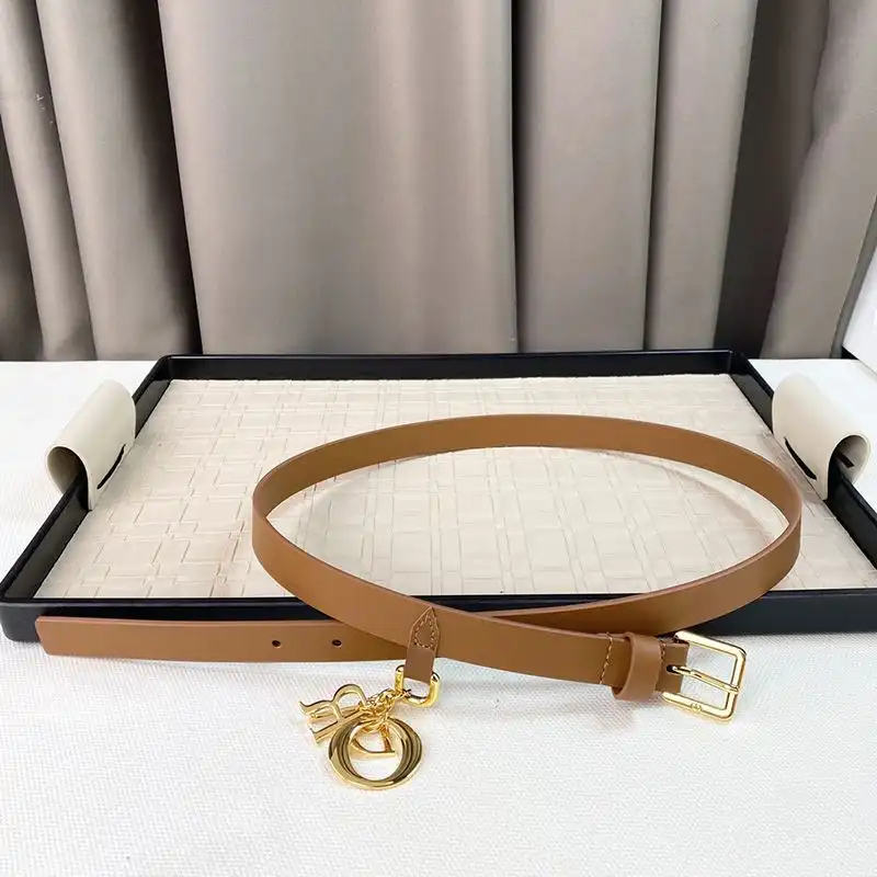 Hot Miss Dior Belt 20MM Smooth Calfskin Brown