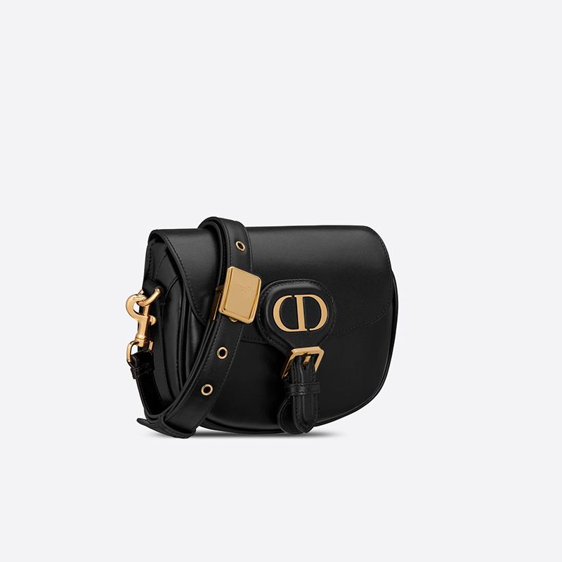 Small Dior Bobby Bag Box Calfskin Black Hot Sale