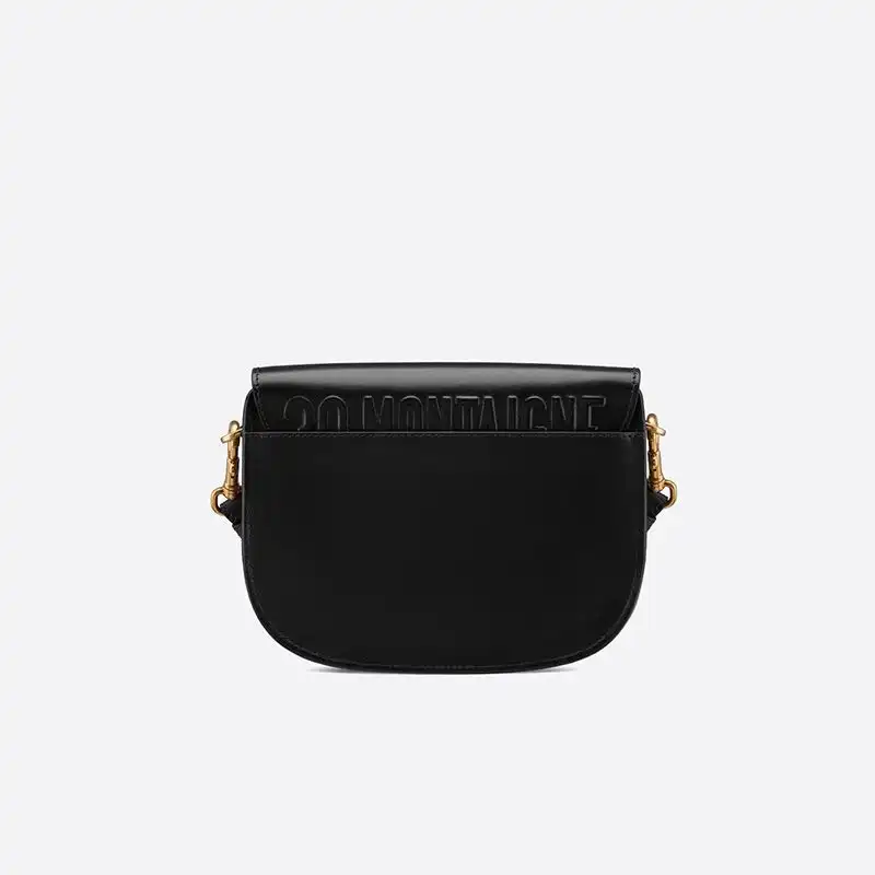 Cheap Small Dior Bobby Bag Box Calfskin Black Luxury